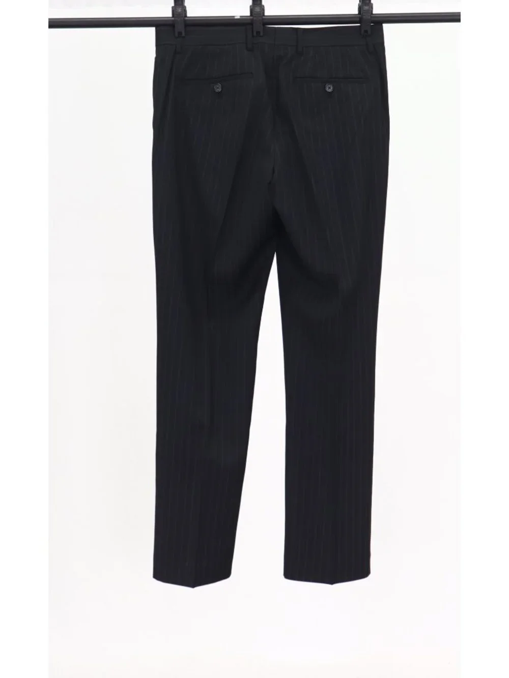 Express 40R 34x32 Black Full Suit 2-Button Stripe R706